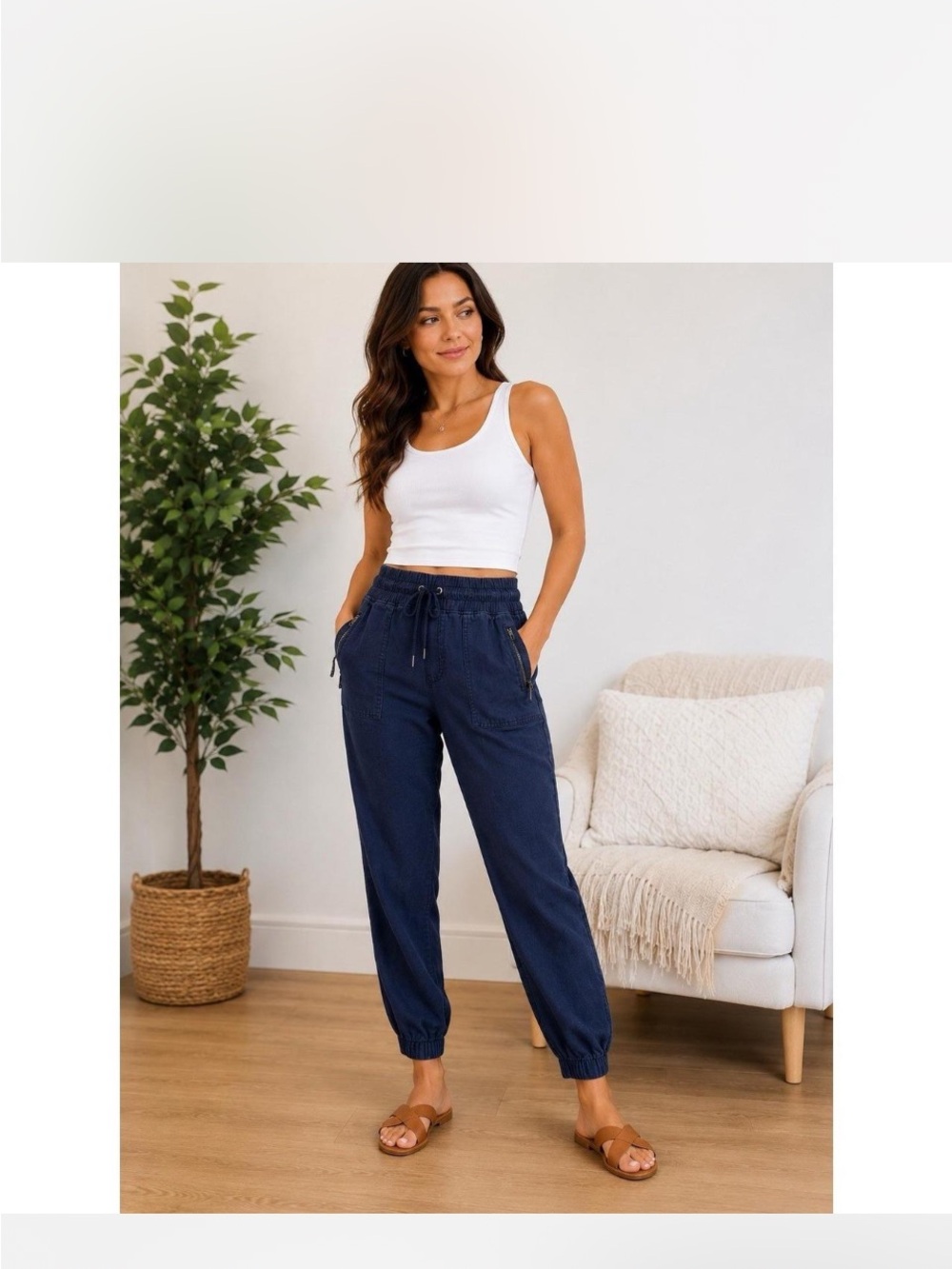 Athleta black Drawstring Jogger Pants